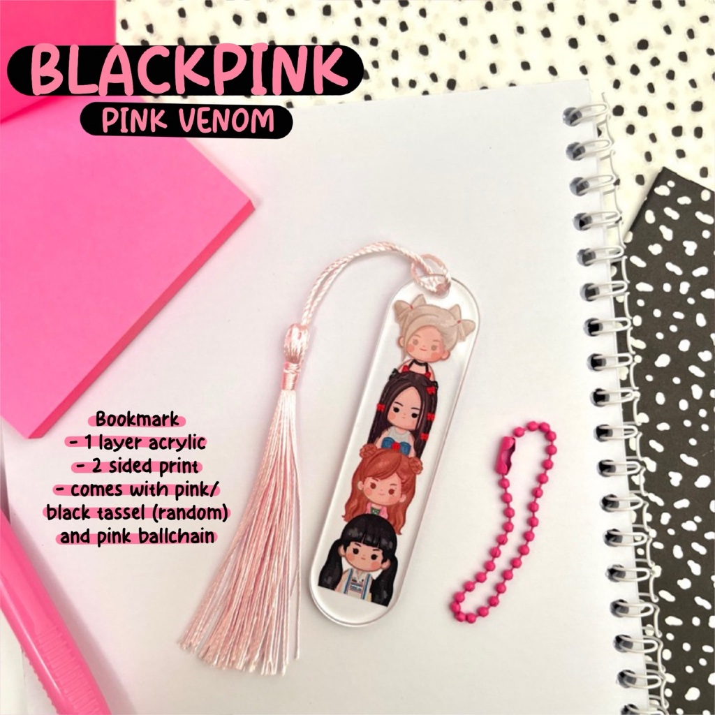 

BLACKPINK PIN VENOM BOOKMARK