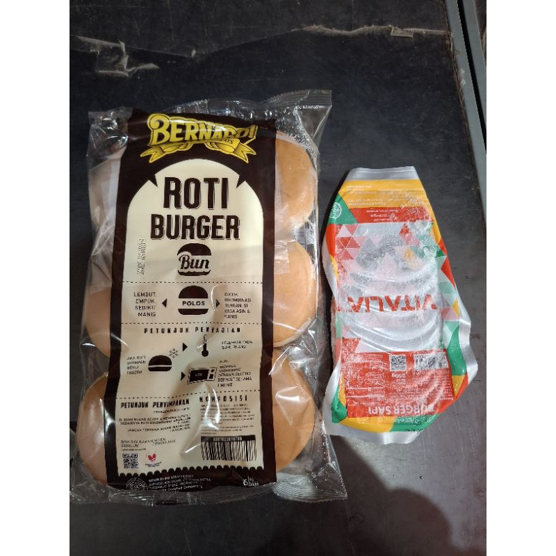 

BERNARDI ROTI BURGER BESAR ISI 6+BEEF BESAR VITALA (PAKET HEMAT)