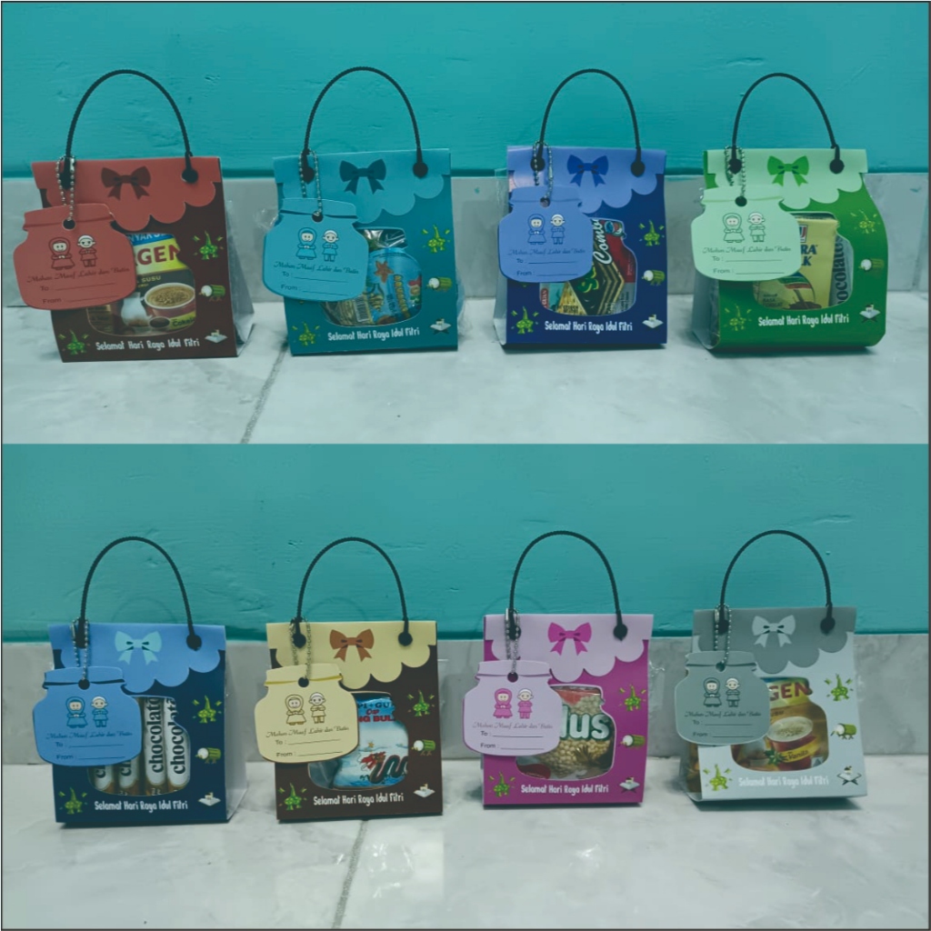 

(8pcs JUMBO) Tas Hampers Lebaran, Amplop Lebaran Bentuk Tas Jumbo