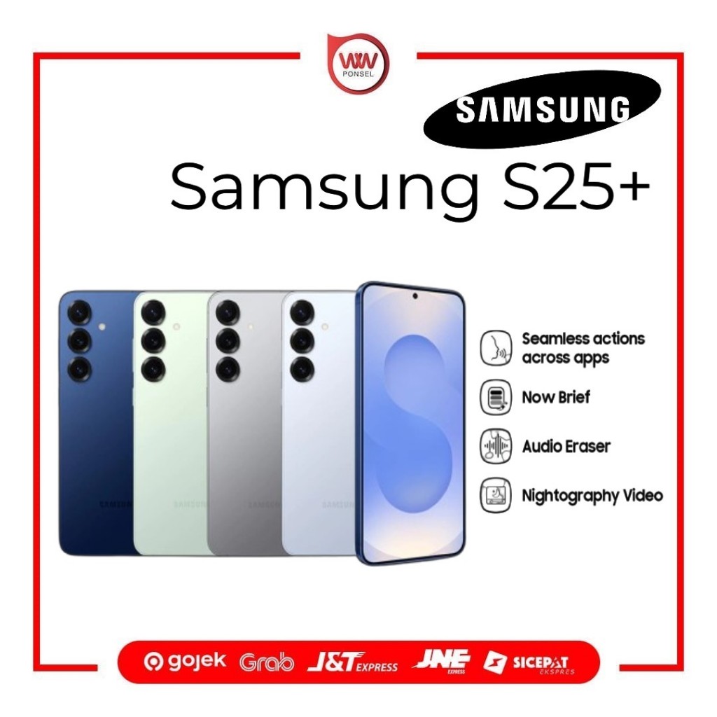 Hp Samsung S25+ Ram  12GB Internal 512GB Garansi Resmi