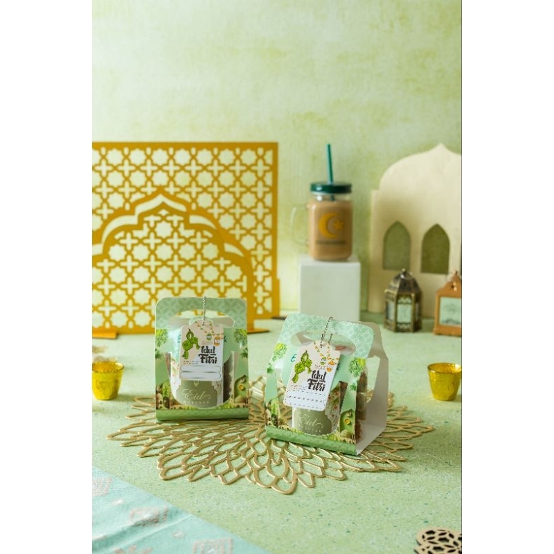 

Hampers EID / idul fitri / lebaran / ramadhan gift jar - brownies & cookie bar