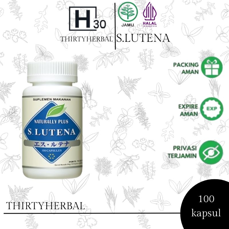 S LUTENA ASLI JAPAN 100% NATURALLY plus