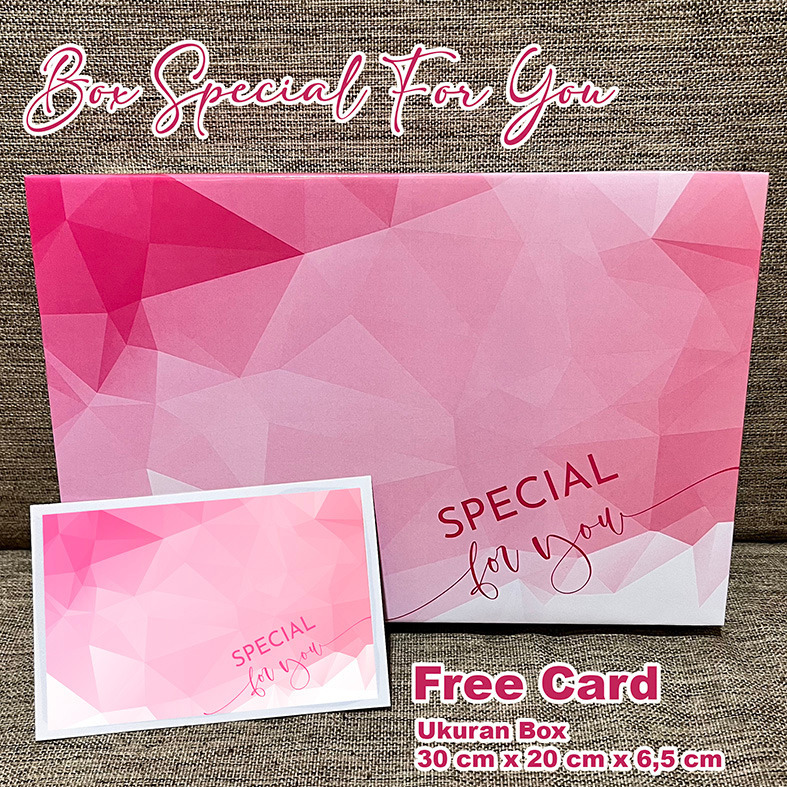 

BOX SPECIAL FOR YOU | BOX KADO | BOX HAMPERS ( pink )