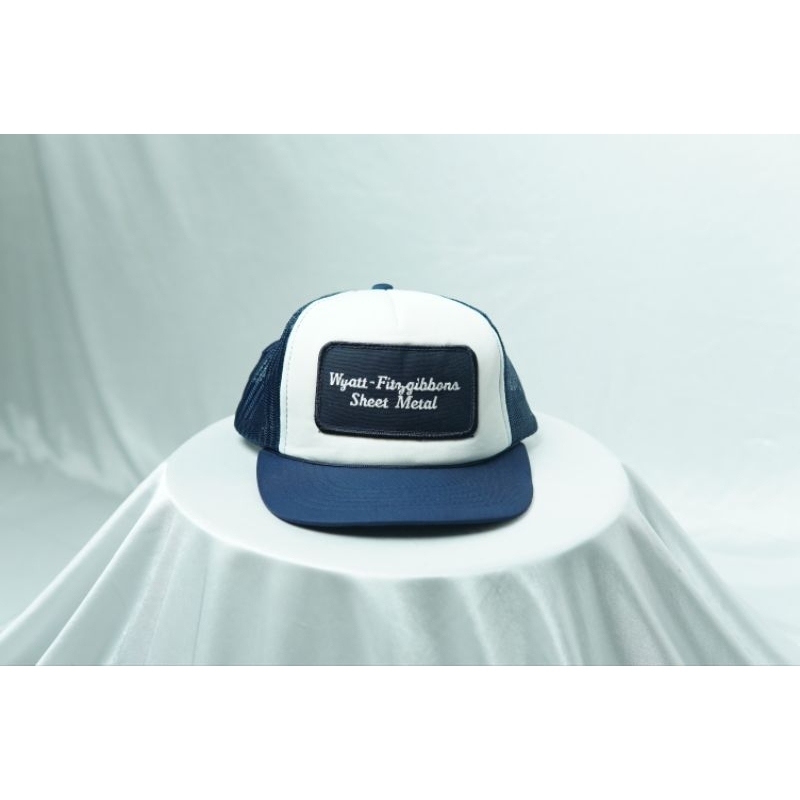 Topi Trucker Rope Hat Wyatt Fitzgibbons Sheet Metal Vintage Yupoong