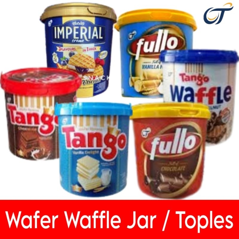 

Tango imperial waffle fullo wafer toples timba jar