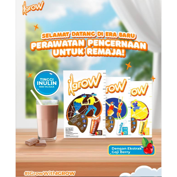 

SUSU IGROW OFFICIAL Penambah Tinggi BADAN NETTO 235 gream