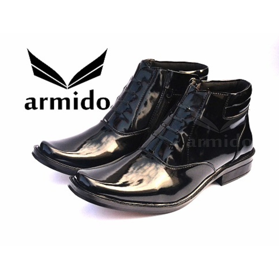 KODE W65P ARMIDO SEPATU PDH KILAP RESLETING TNI POLRI SECURITY KULIT VR3