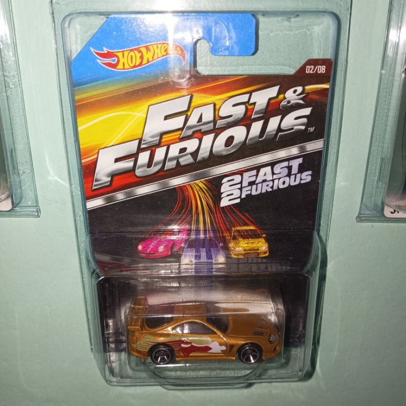 Hotwheels fast and furious Toyota Supra gold
