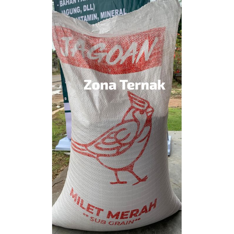 Milet merah pakan burung biji milet 1 kg