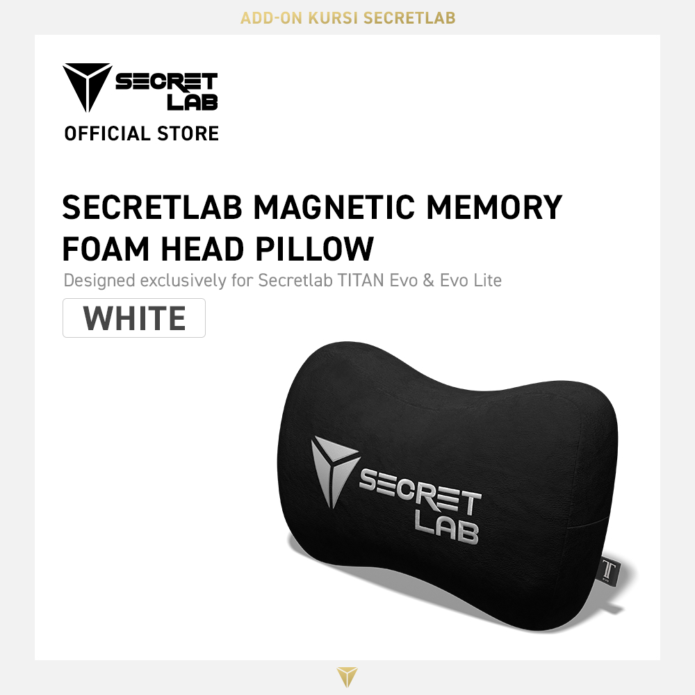 Secretlab Magnetic Head Pillow White