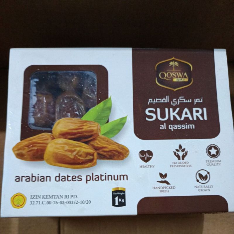 

Kurma Sukari merk Qoswa kemasan ±1kg