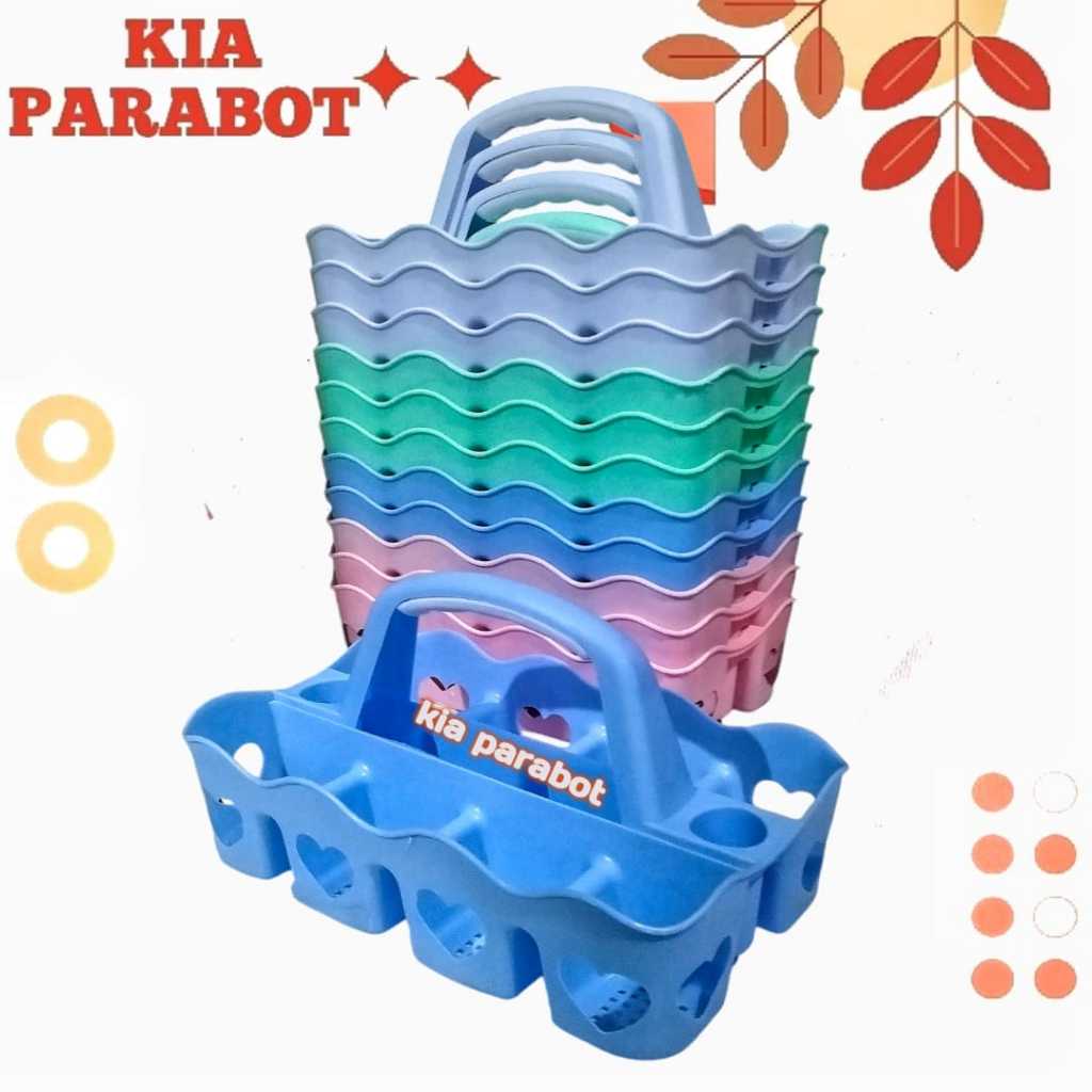 RAK AQUA GELAS 8 LUBANG Tempat Aqua Gelas Plastik Tempat Gelas Rak botol Aqua