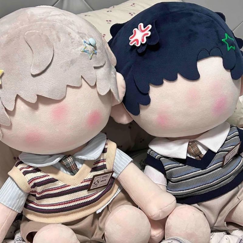 40CM Doll Clothes School Uniform Set Attribute Cotton Doll Baju Boneka 40cm Seragam Sekolah