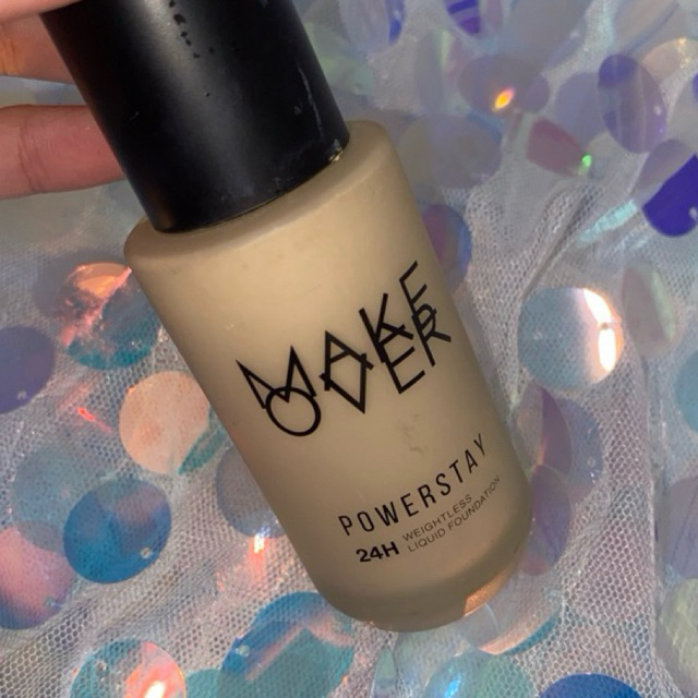 (PRELOVED) MAKEOVER Powerstay Weightless Liquid Foundation (Shade W12)