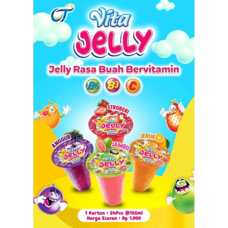 

[1Karton]Vita jelly drink 150ml isi 24 pcs