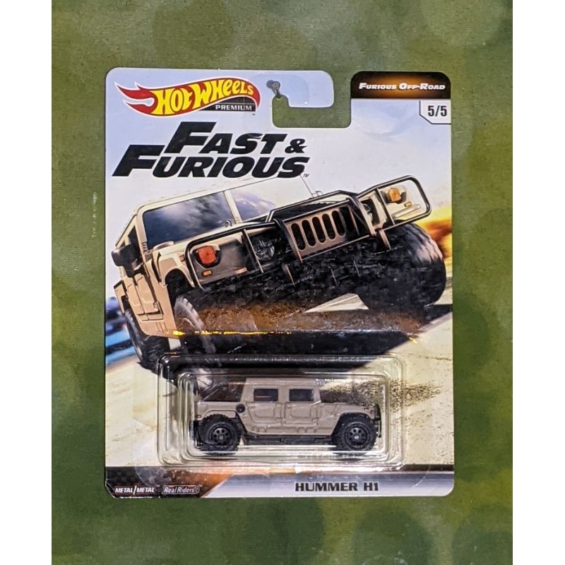 Hot Wheels Fast & Furious Hummer H1 - HW Premium - HW Furious Off-Road - Rare Item Collection - Kole