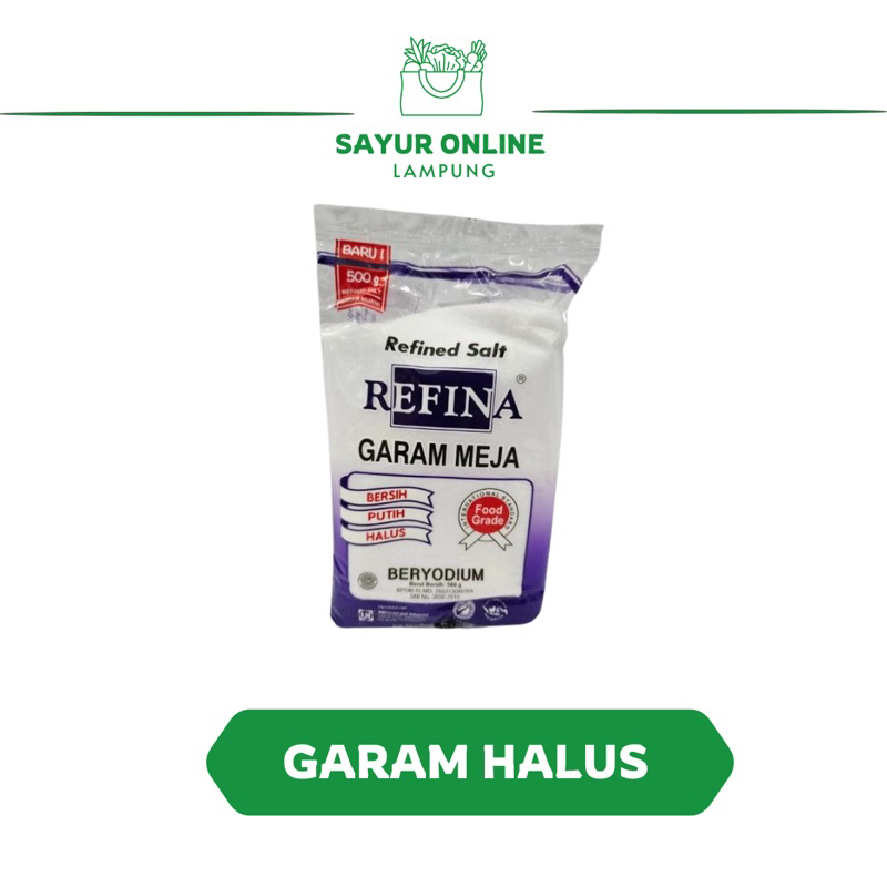 

Garam Halur / Refina - Sayur Online Lampung