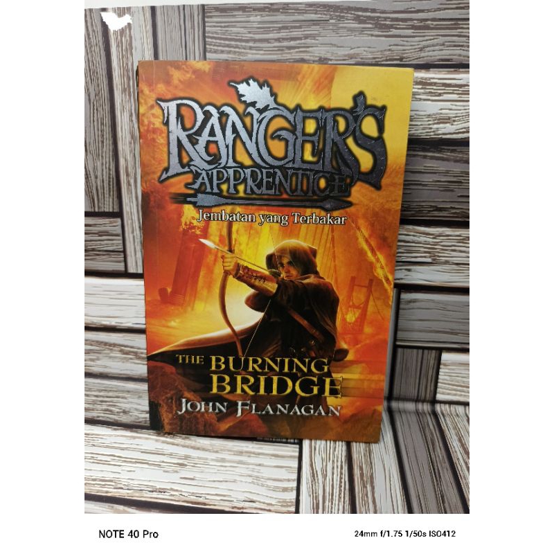 Novel Rangers Apprentice Jembatan Yang Terbakar The Burning Bridge Karya John Flanagan Original