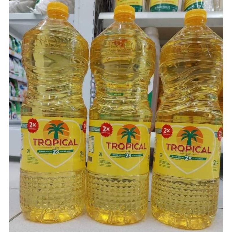 

minyak goreng tropical 2liter 1slop