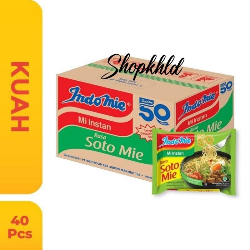 

indomie soto 1 dus isi 40