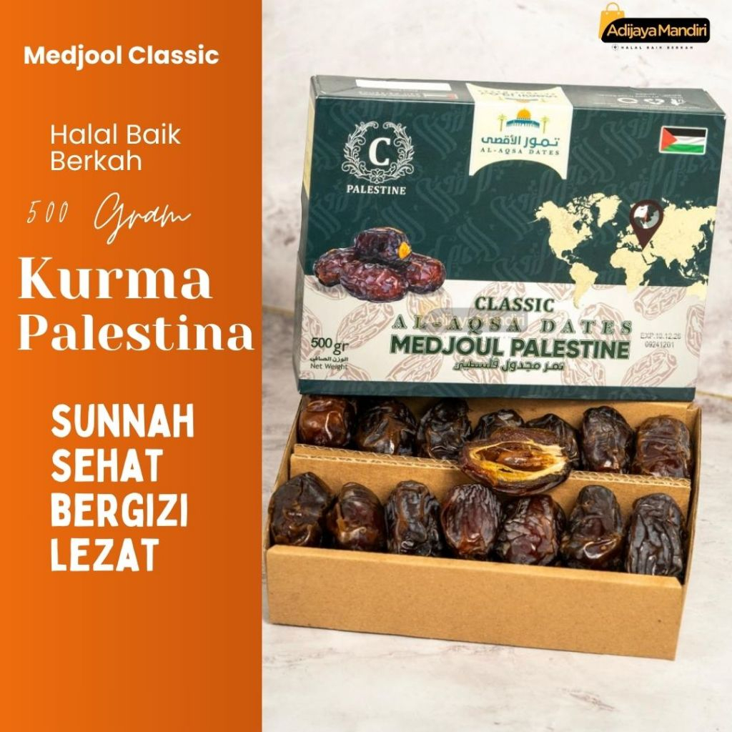 

Kurma Palestina Medjool Classic 500 Gram
