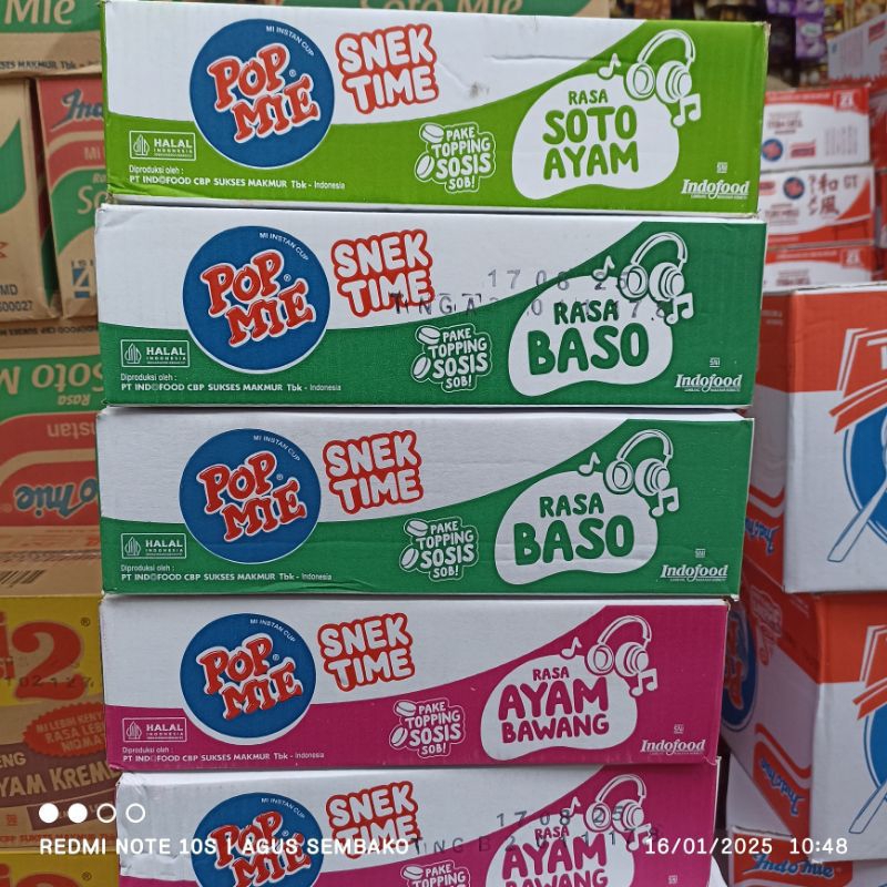 

Pop mie mini harga kartonan isi 12