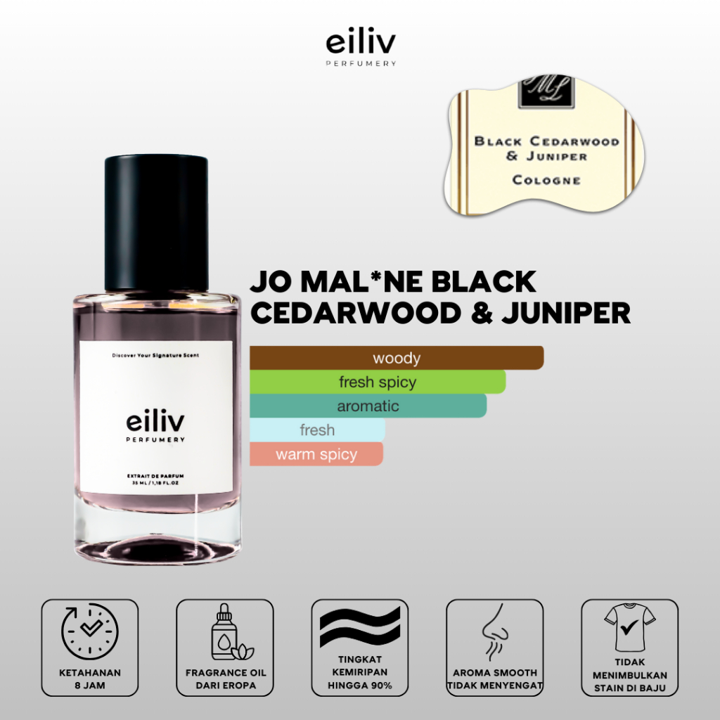 JM London Rain Black Cedarwood & Juniper - Extrait De Parfum