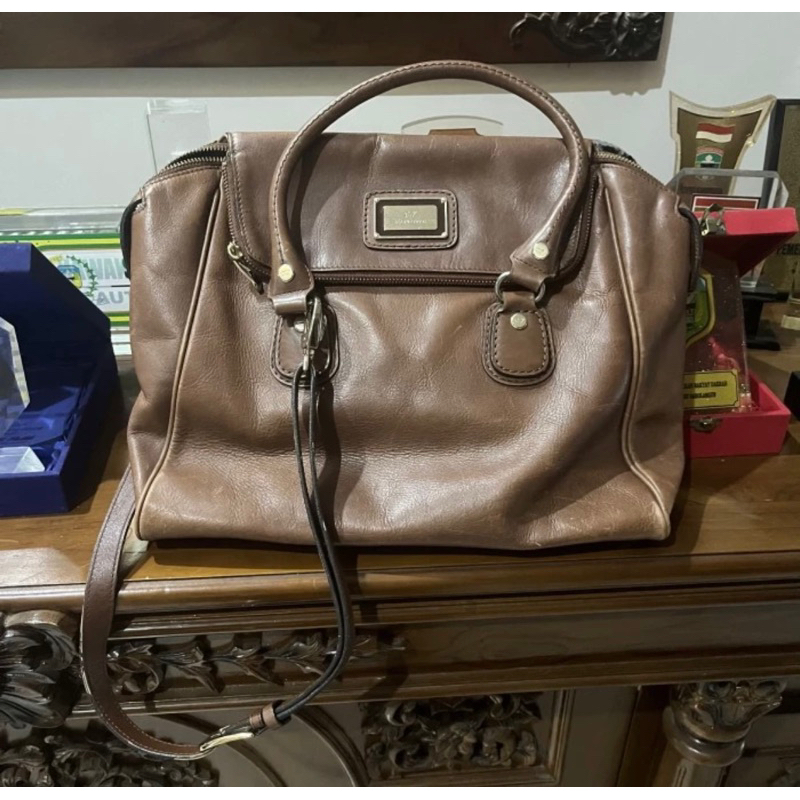 tas unisex braun buffel original