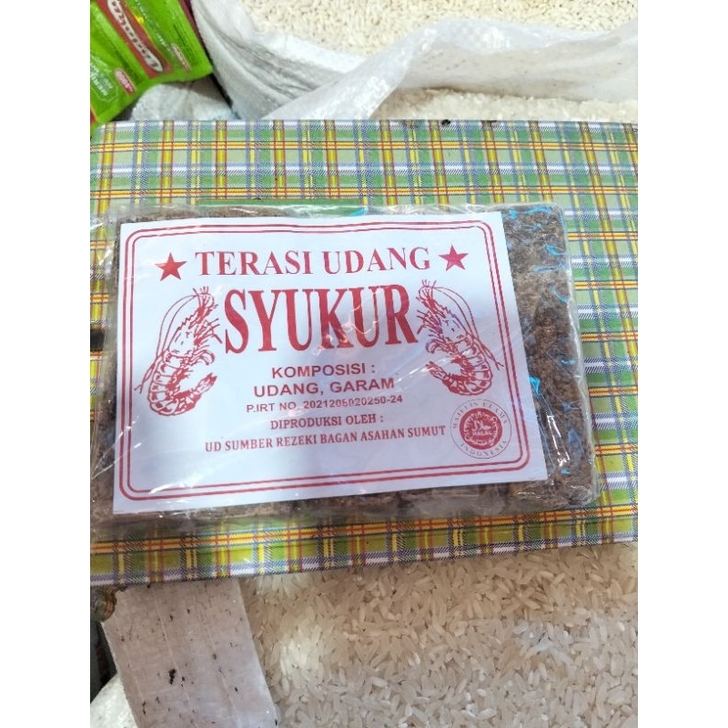 

Terasi udang syukur /pack