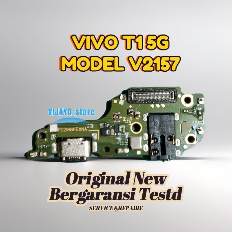 Konektor Cas Papan Pcb Konektor Cas Mic Vivo T1 5G Model Vivo V2157 Original