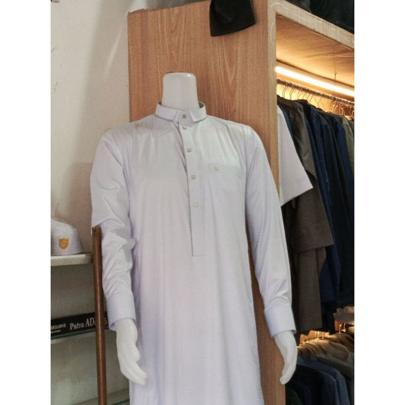 Baju Gamis Katun model kerah daun original brand An Nun