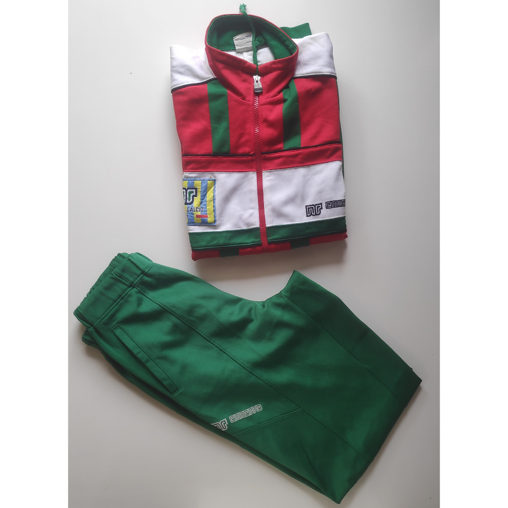 nr Ennerre Vintage 90's Complete Tracksuit Track Top & Track Pants Satu Setelan Jaket dan Celana