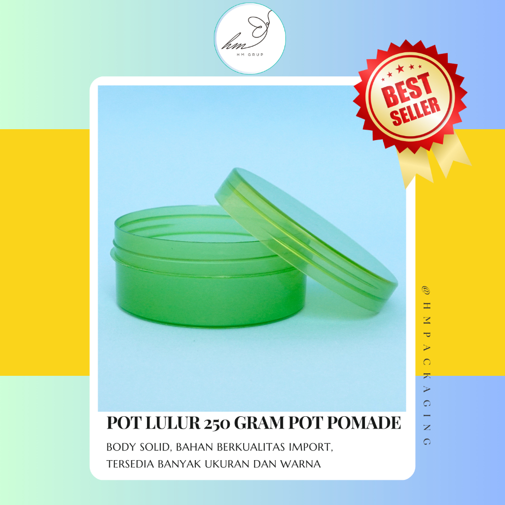 POT LULUR 200 GR POT POMADE 200 GRAM POT HB KUALITAS IMPORT