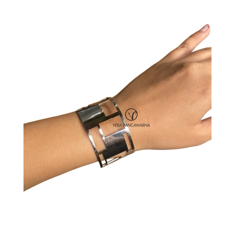 Gelang VP MONEL GRID Limited Edition Monel Asli Unisex