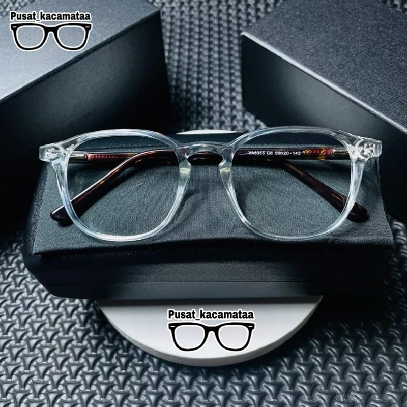 FRAME KACAMATA 8355 // LENSA ANTIRADIASI,BLURAY,BLUECROMIC,BROWNCROMIC