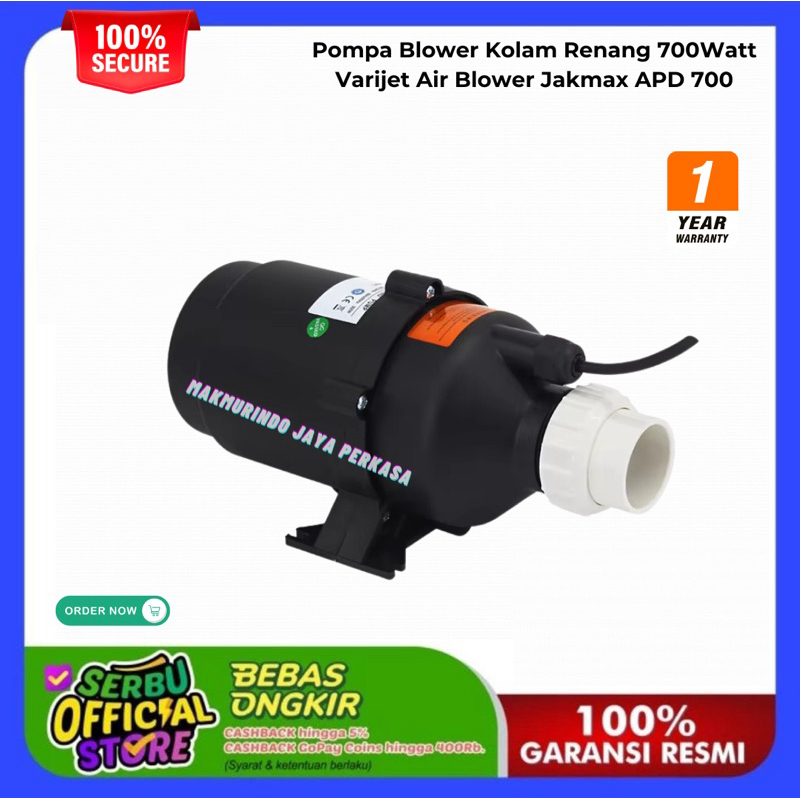 Pompa Blower Kolam Renang 700Watt Varijet Air Blower Jakmax APD 700