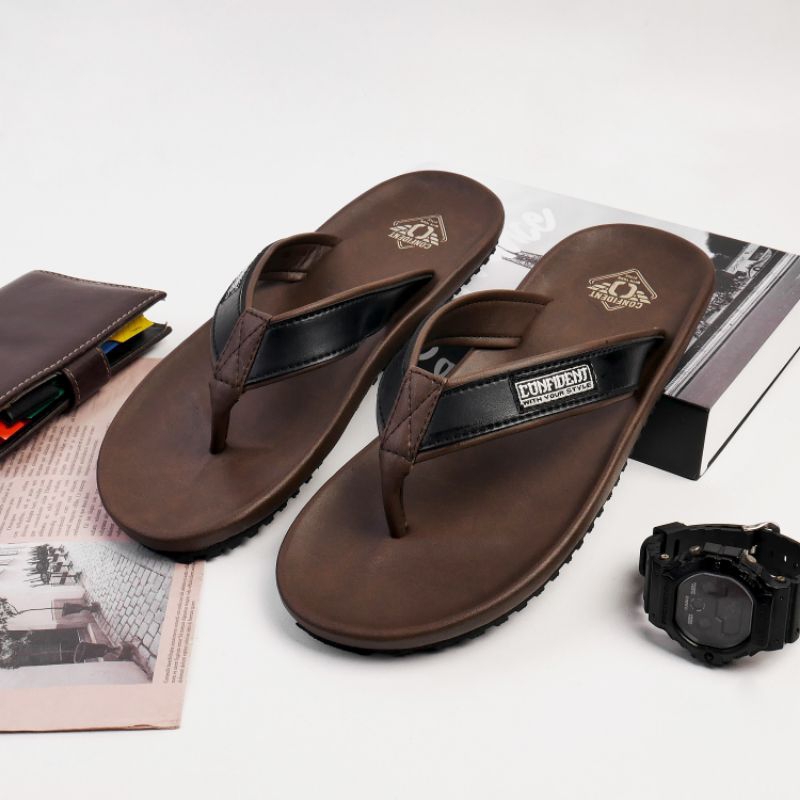 Confident-CFD1- sandal jepit pria sandal cowok sendal jepit