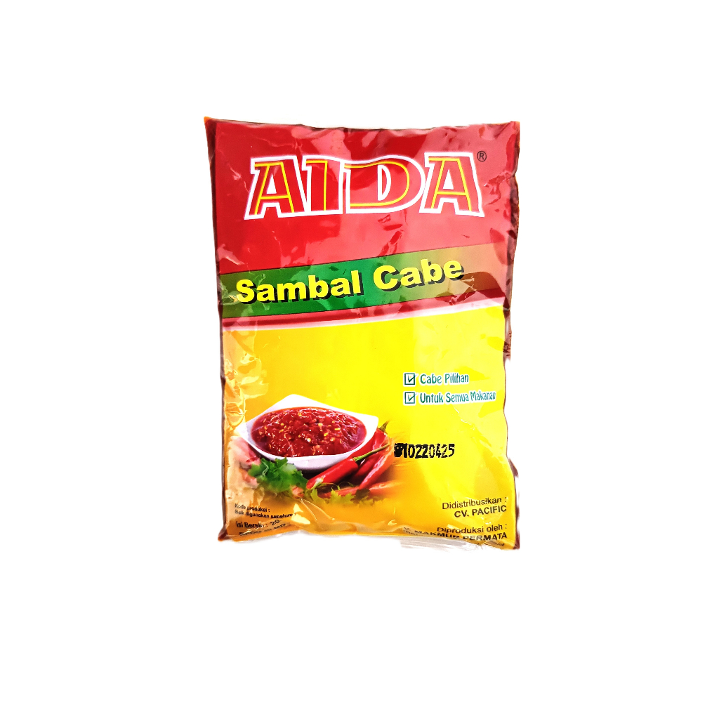 

SAMBAL CABE / CHILI OIL INSTANT AIDA PEDAS KEMASAN 200GR