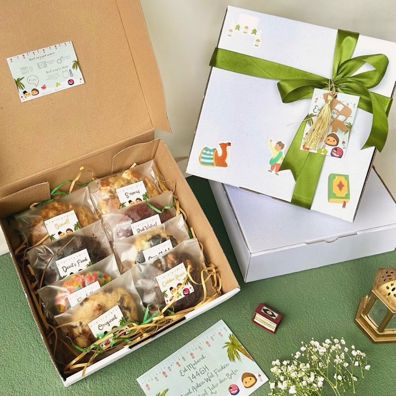 

EID HAMPERS LEBARAN IDUL FITRI BAHIYYAH BOX SOFT COOKIES BELLYCIOUS PREMIUM