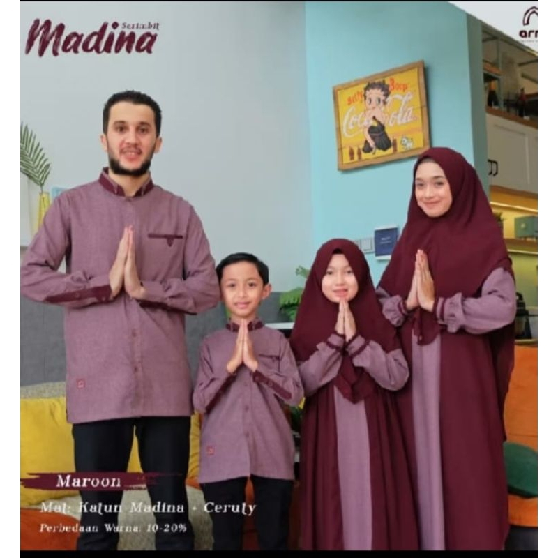 kain katun madina polos madina katun lembut & halus madina premium