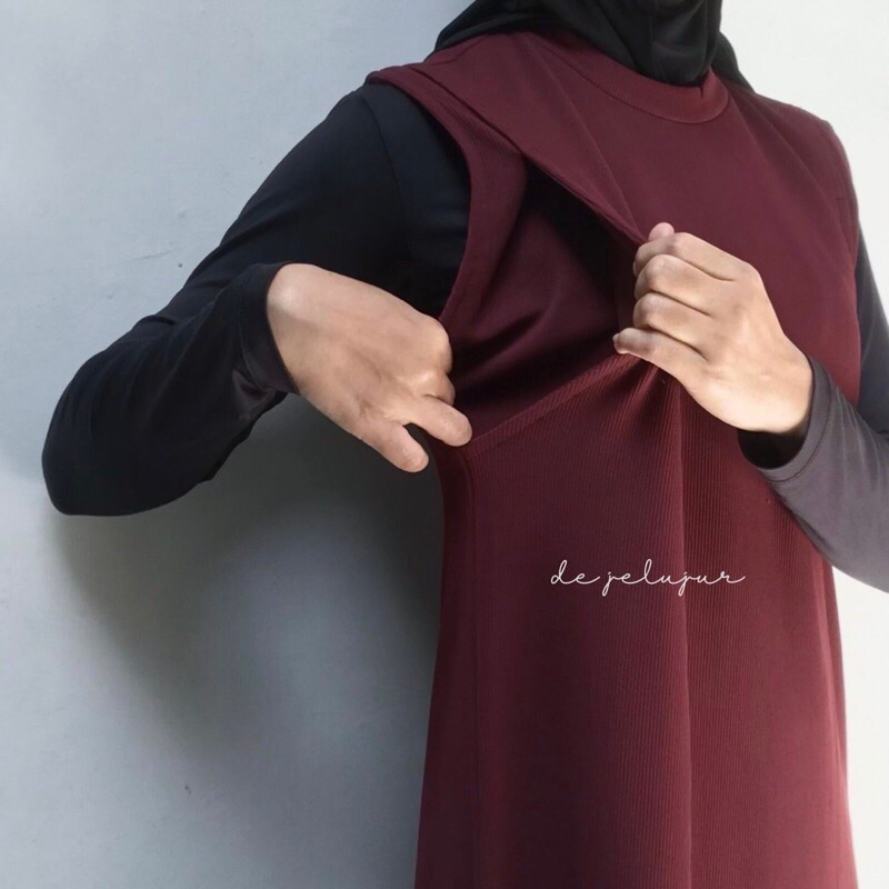 KANA DRESS BASIC KNIT DRESS (BUSUI)