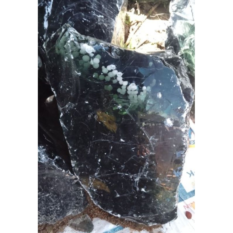 Batu Obsidian Bahan Corak Kapas 20 Kg