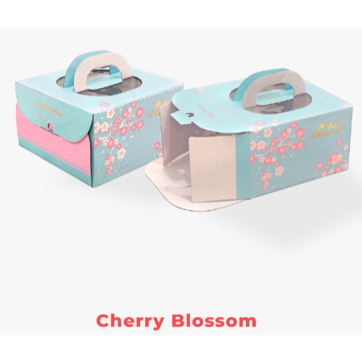 

Cake Box Handle Cherry Blossom 25x25x17.5cm @2pcs