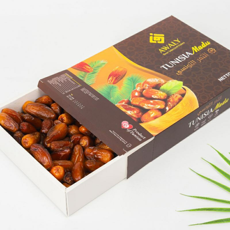 

Kurma Tubis Madu Awaly premium 1kg