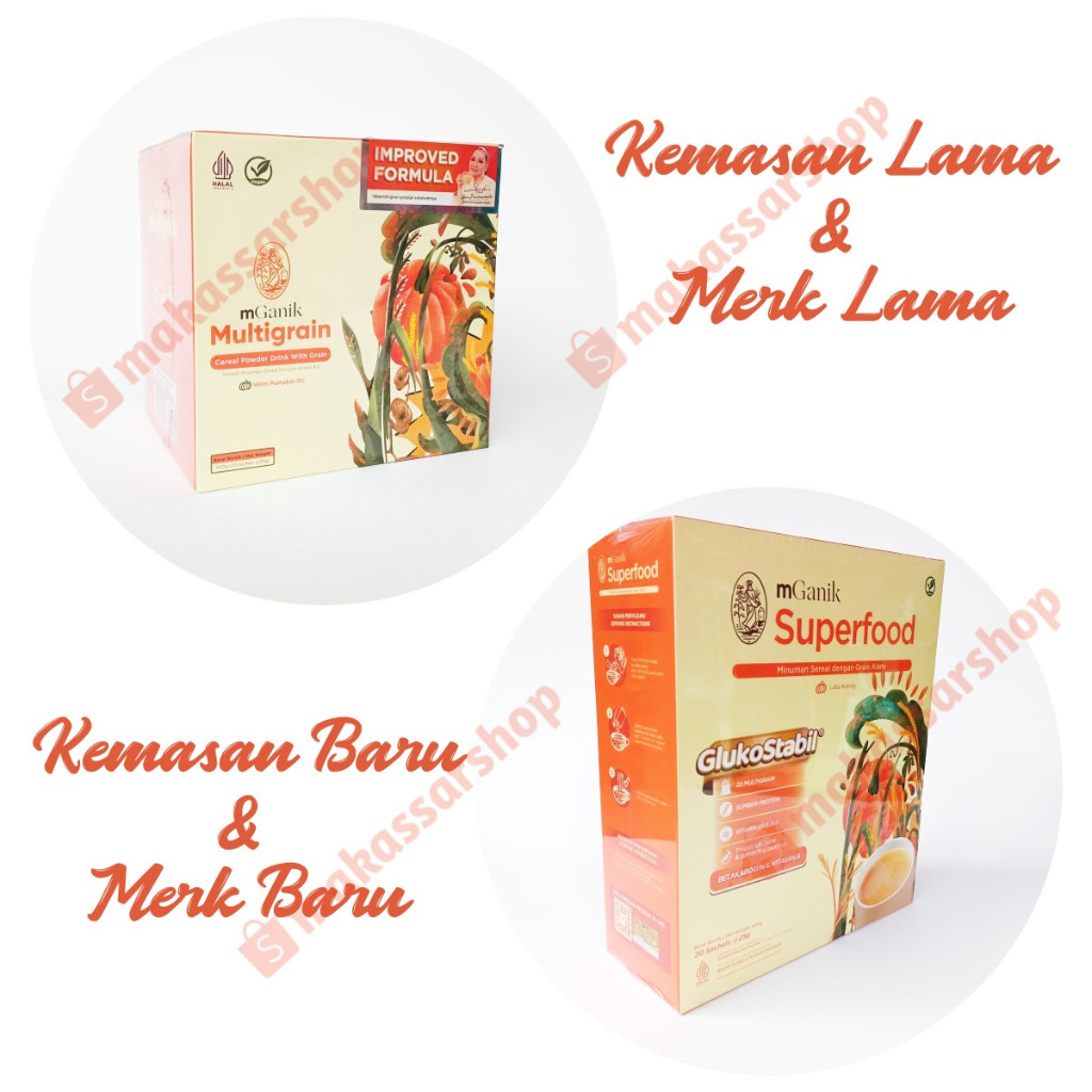 Mganik Multigrain Makassar - Isi 20 sachet