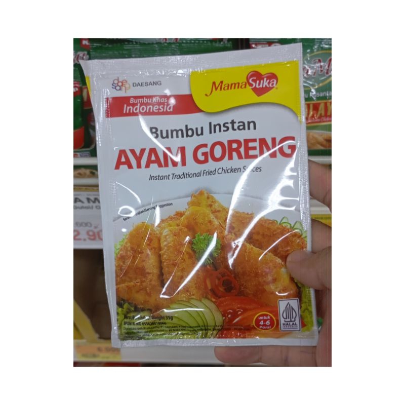 

MAMA SUKA BUMBU AYAM GORENG 35GR ISI 5 PCS