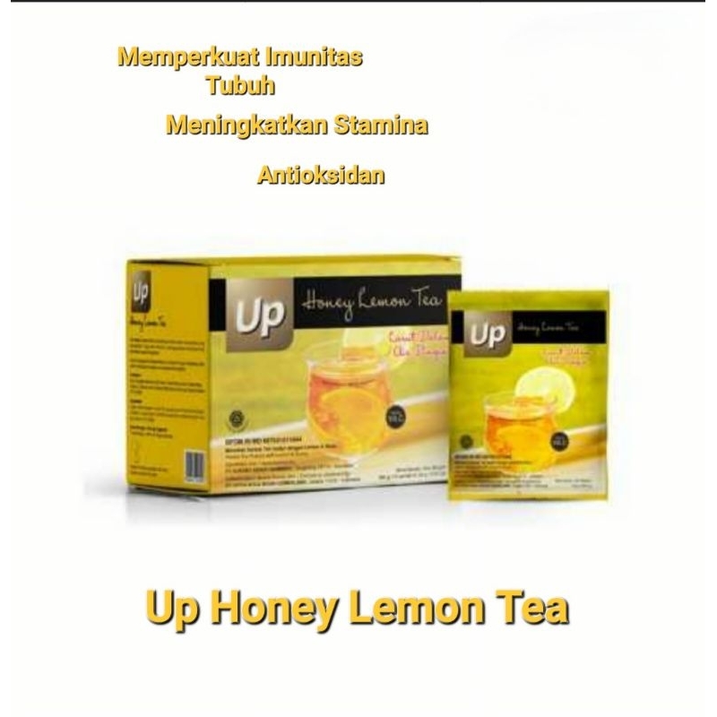 

UP HONEY LEMON TEA. Sensasi Kesegaran Tea Lemon Madu, Isi15 Sachet