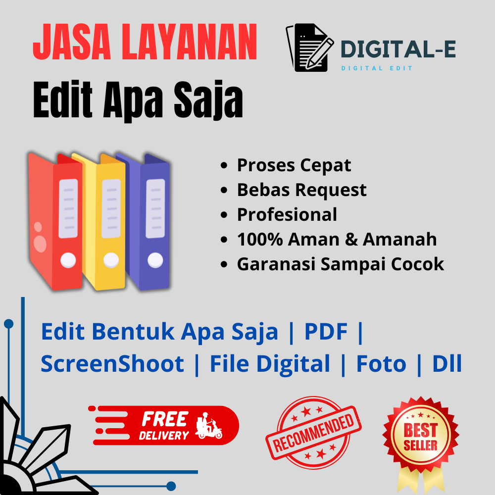 Jasa Layanan Edit Apa Saja | File PDF | Gambar | Dokumen | Foto | Screenshot | Word