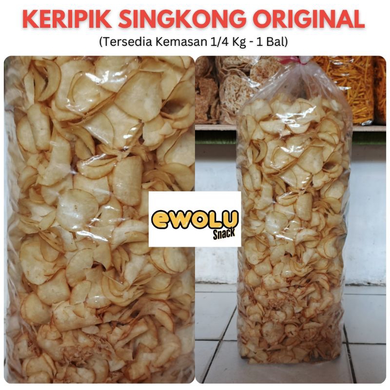 

KERIPIK SINGKONG ORIGINAL ASIN GURIH