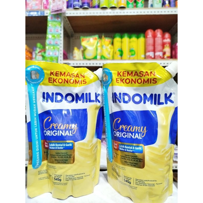 

Susu kental manis Indomilk Creamy Original 545gr/kental manis/Indomilk pouch